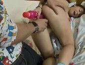 Moaning Teen Gets Wet From Lusty Dildo Play