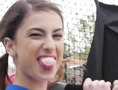 Softball Slut Gives Her Petite Body To His Big Cock